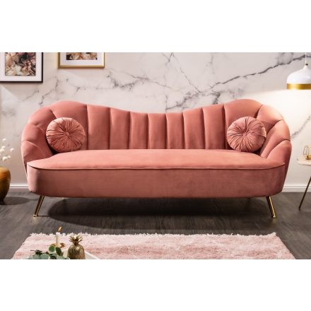 Design ülőgarnitúra Adalia 220 cm rózsaszín