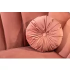 Design ülőgarnitúra Adalia 220 cm rózsaszín bársony