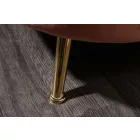 Design ülőgarnitúra Adalia 220 cm rózsaszín bársony