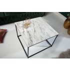 Design dohányzóasztal Factor 50 cm márvány fehér 