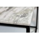 Design dohányzóasztal Factor 50 cm márvány fehér 