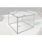 Design dohányzóasztal Factor 50 cm márvány fehér 