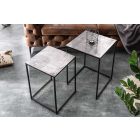 Dohányzóasztal szett Factor ezüst - 2 részes