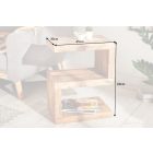 Design oldalsó asztal Ari S 60 cm mangó