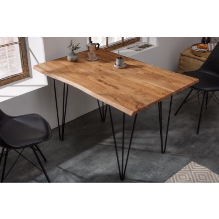 Design étkezőasztal Massive 120 cm asztallap 26 mm akác