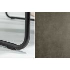 Design szék Derrick antik szürkésbarna taupe