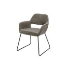 Design szék Derrick antik szürkésbarna taupe