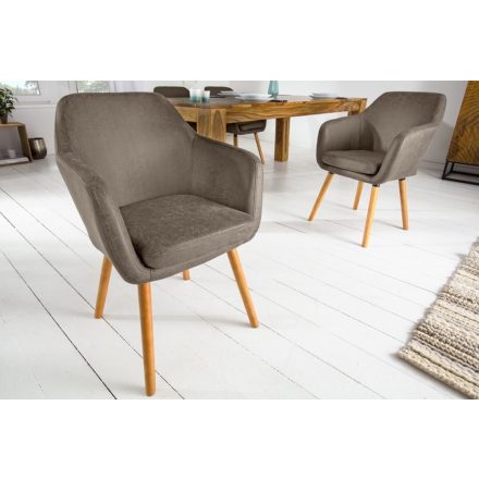 Design fotel Jazmin vintage szürke 