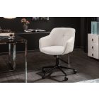 Design irodai szék Natasha fehér műbőr