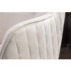 Design irodai szék Natasha fehér műbőr