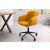 Design irodai szék Natasha mustársárga bársony