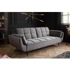  Nyitható kanapé Bailey 213 cm szürke bársony