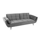  Nyitható kanapé Bailey 213 cm szürke bársony