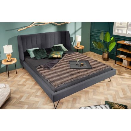 Design franciaágy Phoenix 180 x 200 cm antracit
