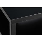 Design dohányzóasztal Damaris 70 cm fekete 