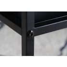 Design dohányzóasztal Damaris 70 cm fekete 