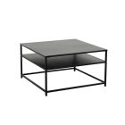 Design dohányzóasztal Damaris 70 cm fekete 