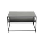 Design dohányzóasztal Damaris 70 cm fekete 