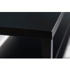 Design dohányzóasztal Damaris 100 cm fekete 