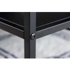 Design dohányzóasztal Damaris 100 cm fekete 