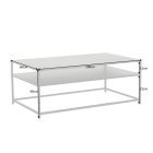 Design dohányzóasztal Damaris 100 cm fekete 