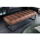 Stílusos ülőpad Halle 108 cm antik barna