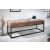 Stílusos ülőpad Halle 110 cm antik barna 