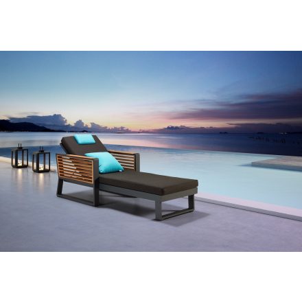 Kerti nyugágy HIGOLD - New York Sunlounger Olefin