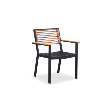 Kerti étkező szék HIGOLD - York Dining Arm Chair Black/Black