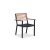 Kerti étkező szék HIGOLD - York Dining Arm Chair Black/Black
