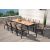 Kerti étkészlet HIGOLD III - York Dining Black/Black
