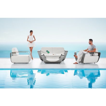Kerti szett HIGOLD - Onda Lounge Sunbrella Grey/White Quick dry foam