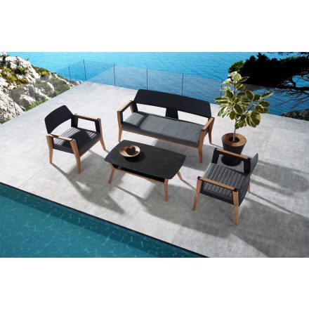 Kerti szett HIGOLD - Sheldon Lounge Black Olefin