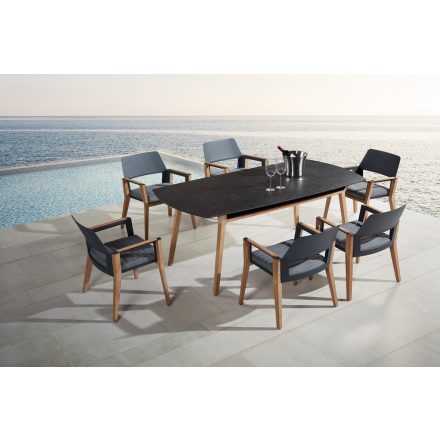 Kerti étkészlet HIGOLD - Sheldon Dining Black Olefin