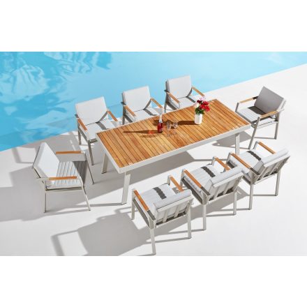 Kerti étkészlet HIGOLD II - Nofi Dining Olefin - 8 ülőhely