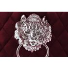 Design szék Queen Levia fej bársony piros