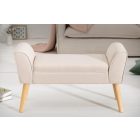 Design ülőpad Dafina 90 cm len bézs  