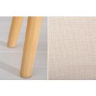 Design ülőpad Dafina 90 cm len bézs  