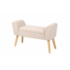 Design ülőpad Dafina 90 cm len bézs  