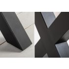 Design étkezőasztal Evolution X 200 cm barna akác