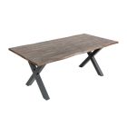 Design étkezőasztal Evolution X 200 cm barna akác