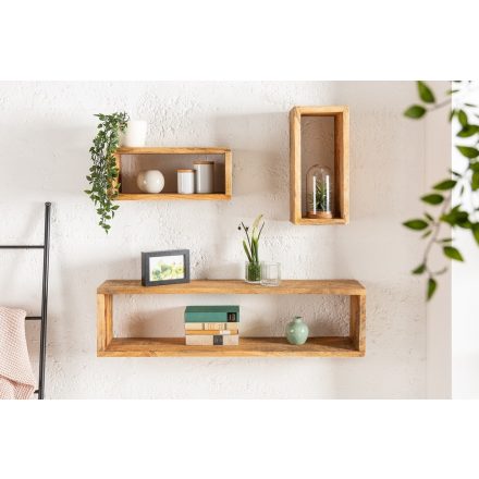 3 fali polc készlet Miley natúr / mangó 