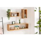 3 fali polc készlet Miley natúr / mangó 