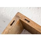 3 fali polc készlet Miley barna / mangó