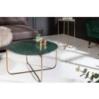 Design dohányzóasztal Tristen 62 cm márvány zöld 