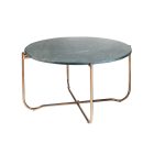 Design dohányzóasztal Tristen 62 cm márvány zöld 