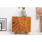 Design éjjeliszekrény Shayla 50 cm barna mangó
