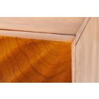 Design éjjeliszekrény Shayla 50 cm barna mangó