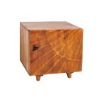 Design éjjeliszekrény Shayla 50 cm barna mangó