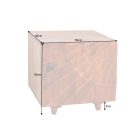 Design éjjeliszekrény Shayla 50 cm barna mangó